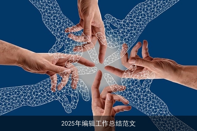 2025年编辑工作总结范文