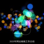 2025年网站编辑工作总结