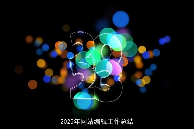 2025年网站编辑工作总结