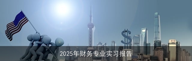 2025年财务专业实习报告