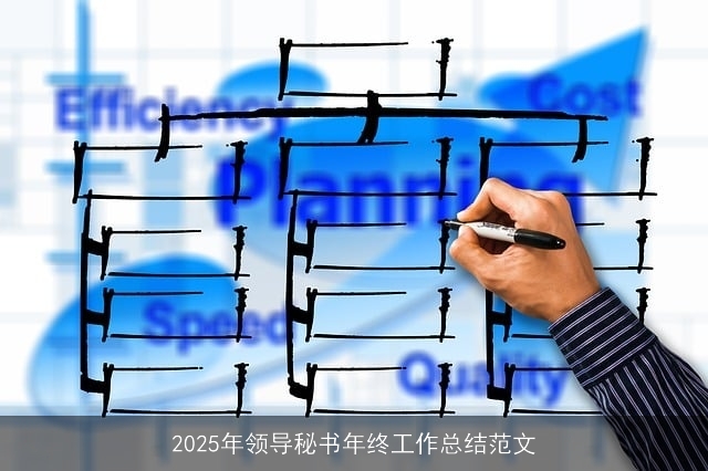2025年领导秘书年终工作总结范文