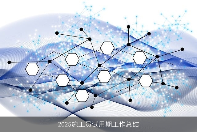 2025施工员试用期工作总结