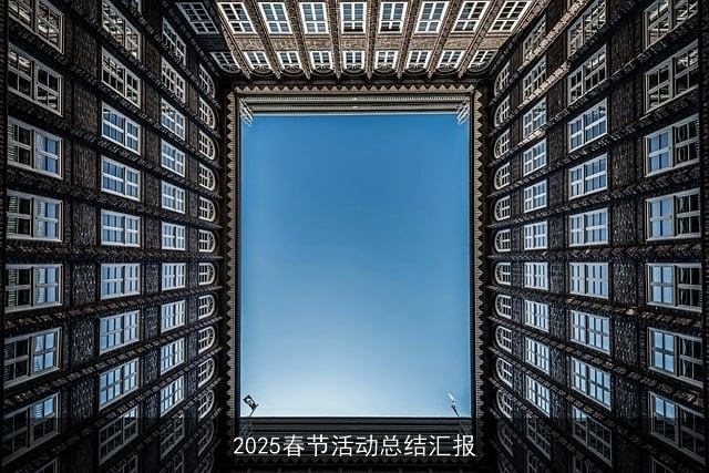 2025春节活动总结汇报