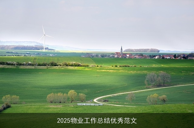 2025物业工作总结优秀范文