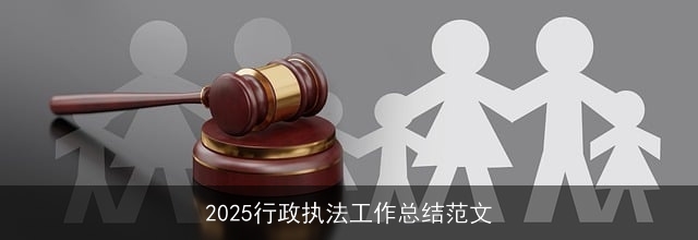 2025行政执法工作总结范文