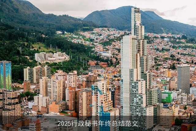 2025行政秘书年终总结范文