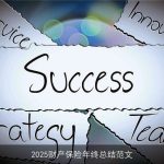2025财产保险年终总结范文