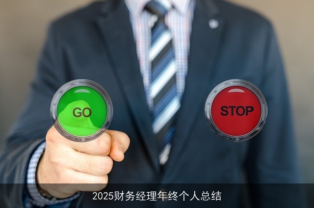 2025财务经理年终个人总结