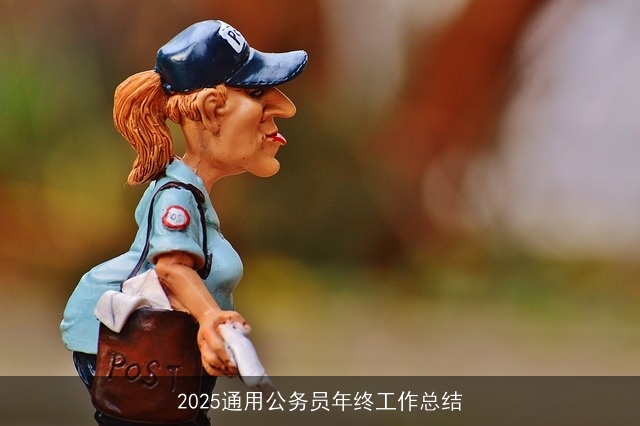 2025通用公务员年终工作总结