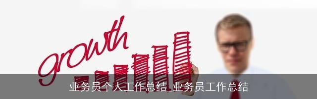 业务员个人工作总结_业务员工作总结