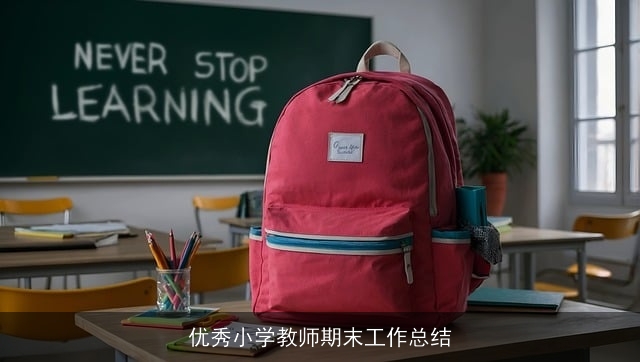 优秀小学教师期末工作总结