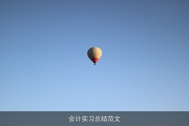 会计实习总结范文