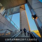 公务员试用期转正的个人总结范文