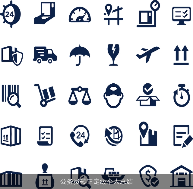 公务员转正定级个人总结