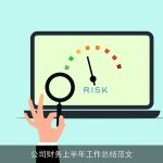 公司财务上半年工作总结范文