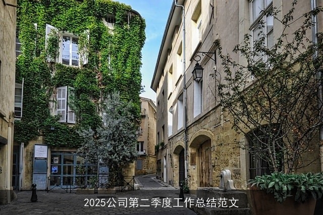 2025公司第二季度工作总结范文