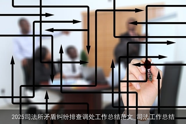 2025司法所矛盾纠纷排查调处工作总结范文_司法工作总结