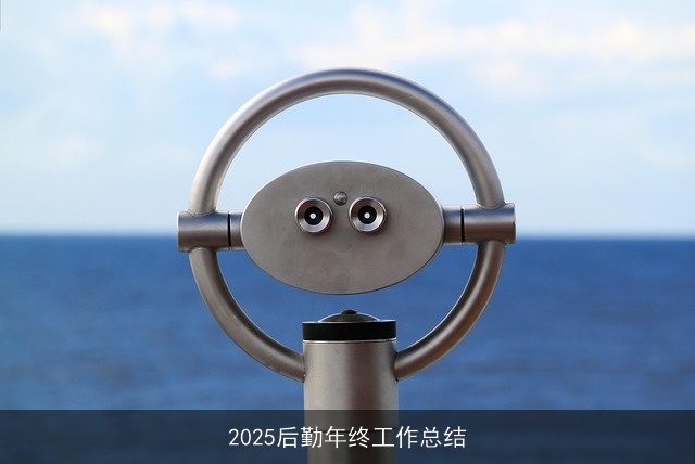 2025后勤年终工作总结