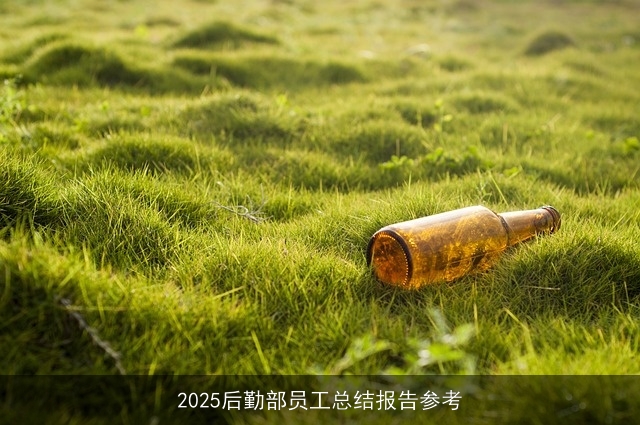 2025后勤部员工总结报告参考