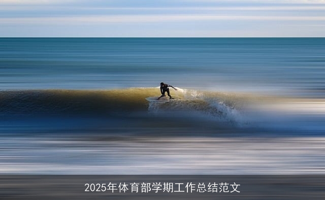 2025年体育部学期工作总结范文