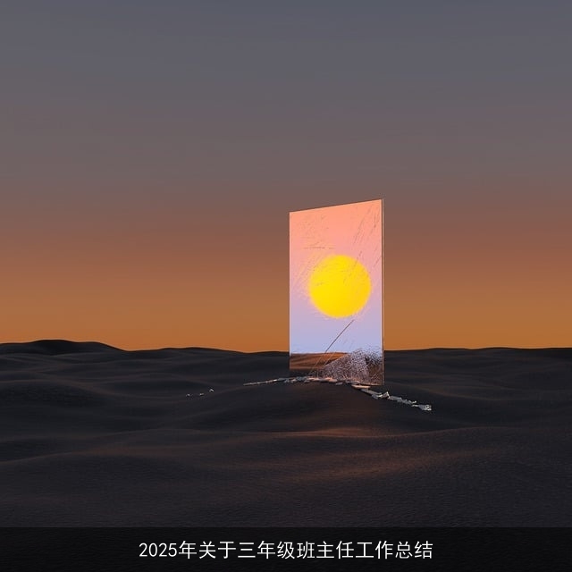 2025年关于三年级班主任工作总结