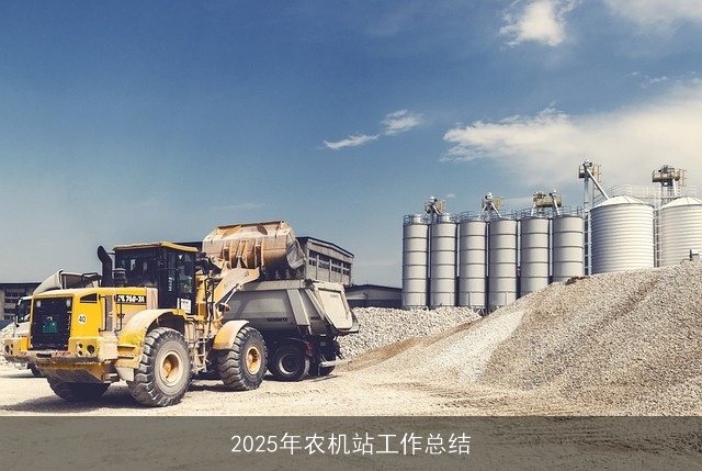 2025年农机站工作总结