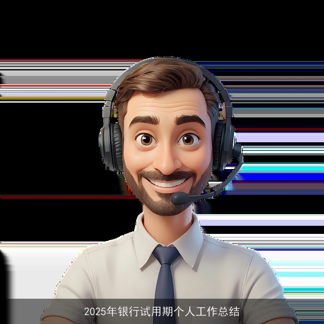 2025年银行试用期个人工作总结