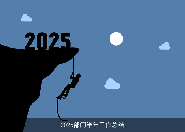 2025部门半年工作总结