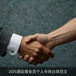 2025酒店服务员个人年终总结范文