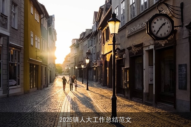 2025镇人大工作总结范文