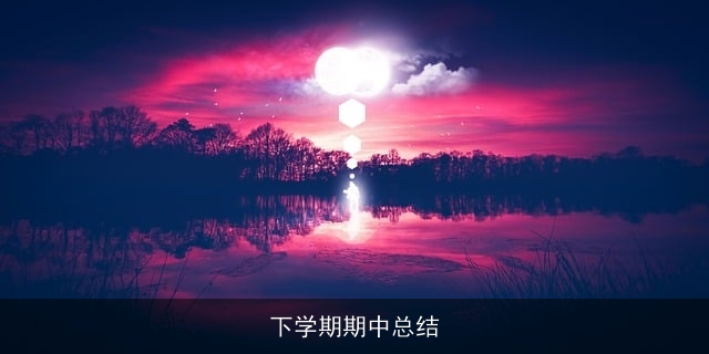 下学期期中总结