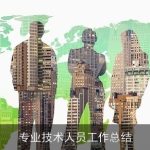 专业技术人员工作总结