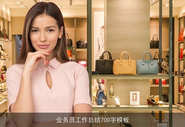 业务员工作总结700字模板