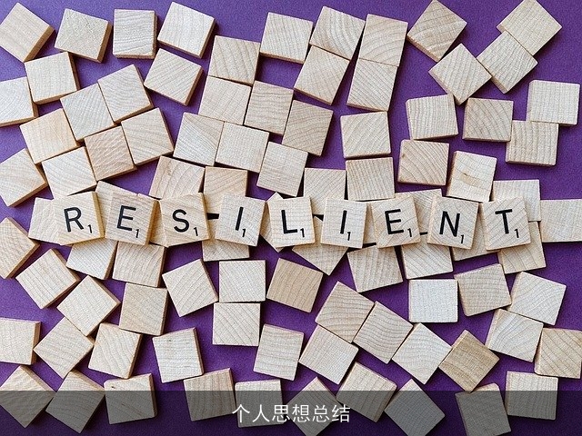 个人思想总结