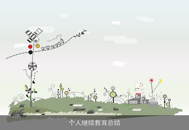 个人继续教育总结
