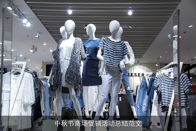中秋节商场促销活动总结范文