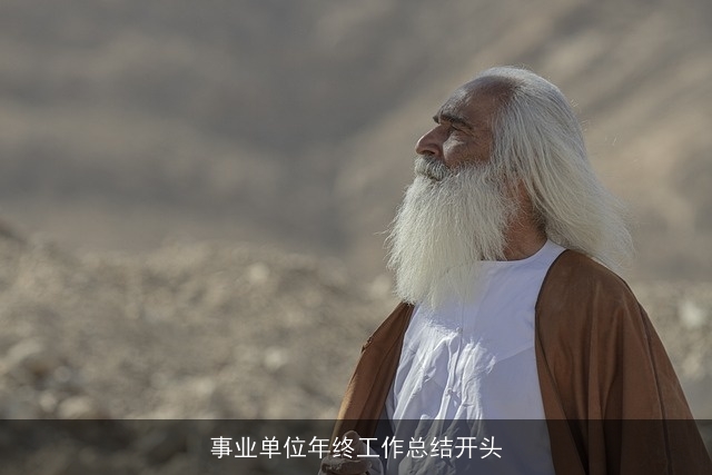 事业单位年终工作总结开头