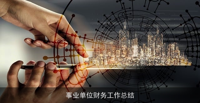 事业单位财务工作总结