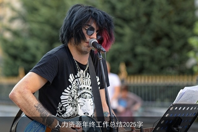 人力资源年终工作总结2025字