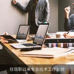任现职以来专业技术工作总结