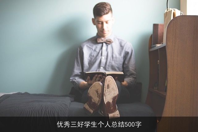 优秀三好学生个人总结500字