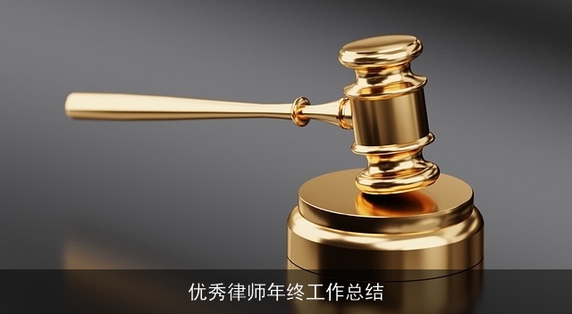 优秀律师年终工作总结