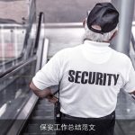 保安工作总结范文