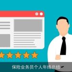 保险业务员个人年终总结