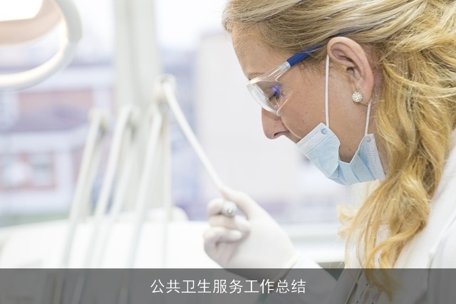 公共卫生服务工作总结