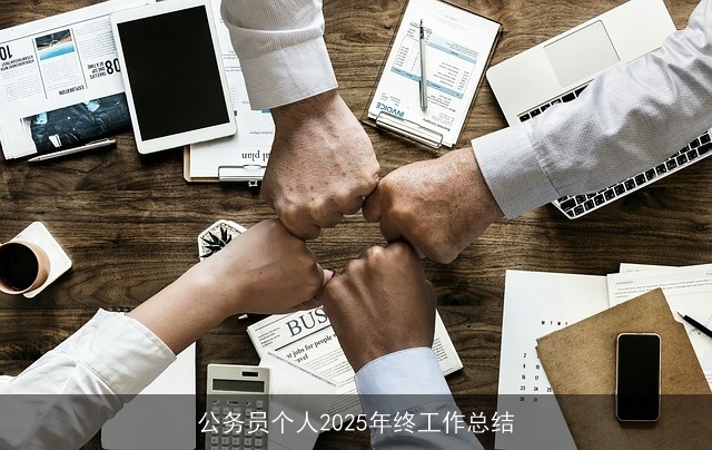 公务员个人2025年终工作总结