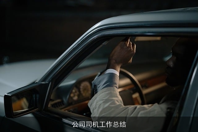 公司司机工作总结