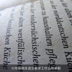 六年级期末语文教学工作总结最新