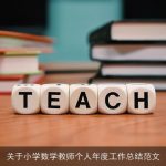 关于小学数学教师个人年度工作总结范文