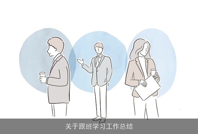 关于跟班学习工作总结